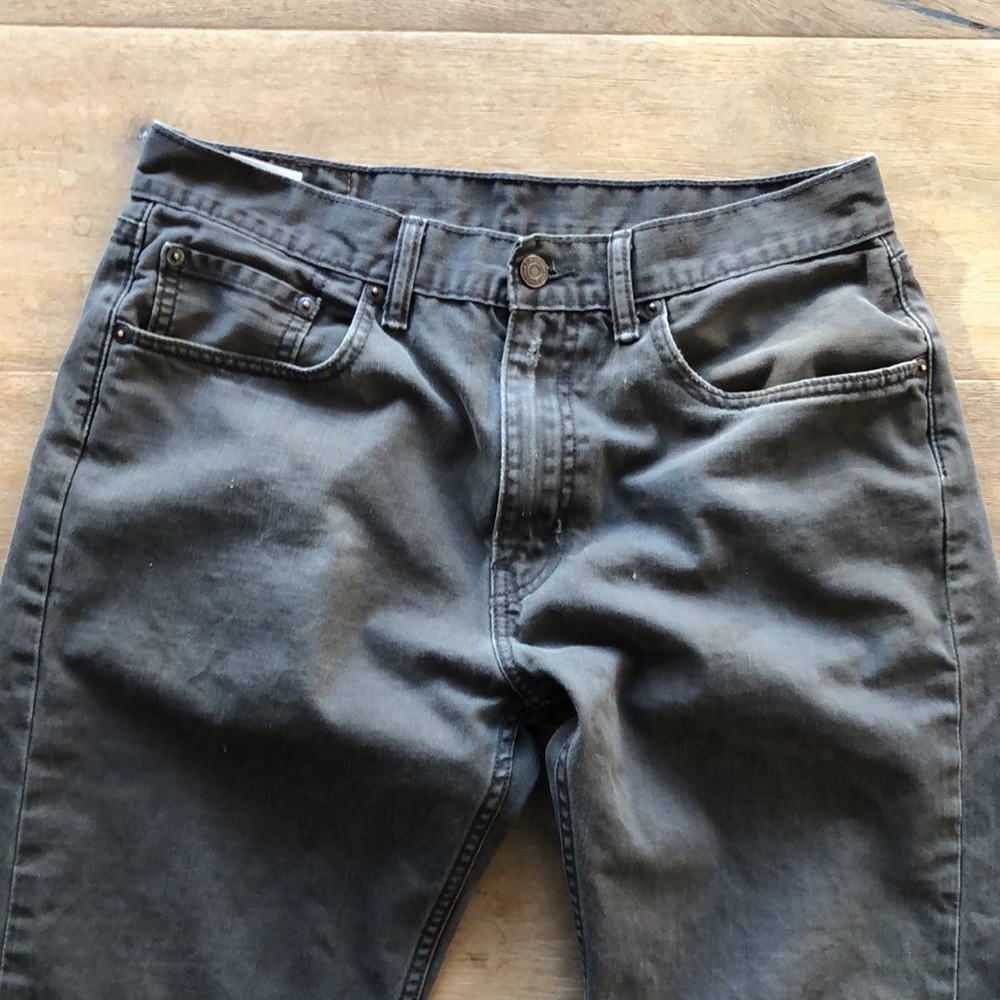 Levi’s 505 Faded Black Jeans, 33 x 32